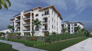 Park Place on Gulf Shore will consist of two mid-rise buildings with a total of just 15 residences, with bay and beach views.