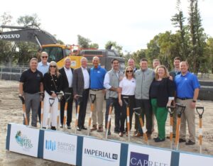 BCC & CAPREIT Teams pose at the groundbreaking.